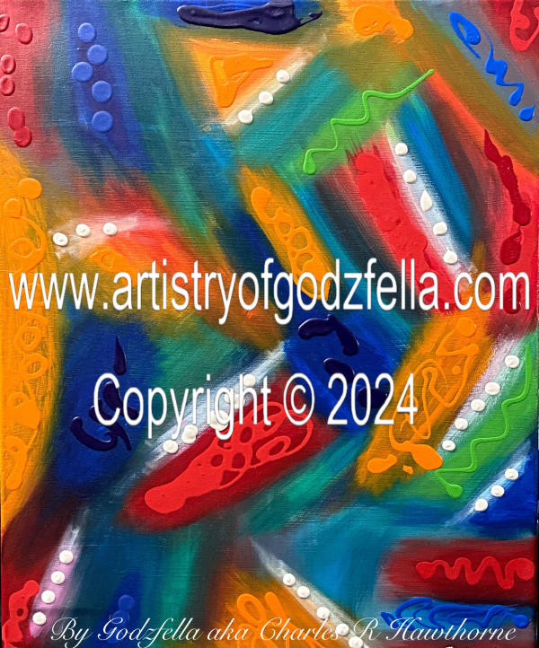 Circus Society - 16 x 20 ~ Original (1x) One Of A Kind ~ By Artist Godzfella (Charles R. Hawthorne)