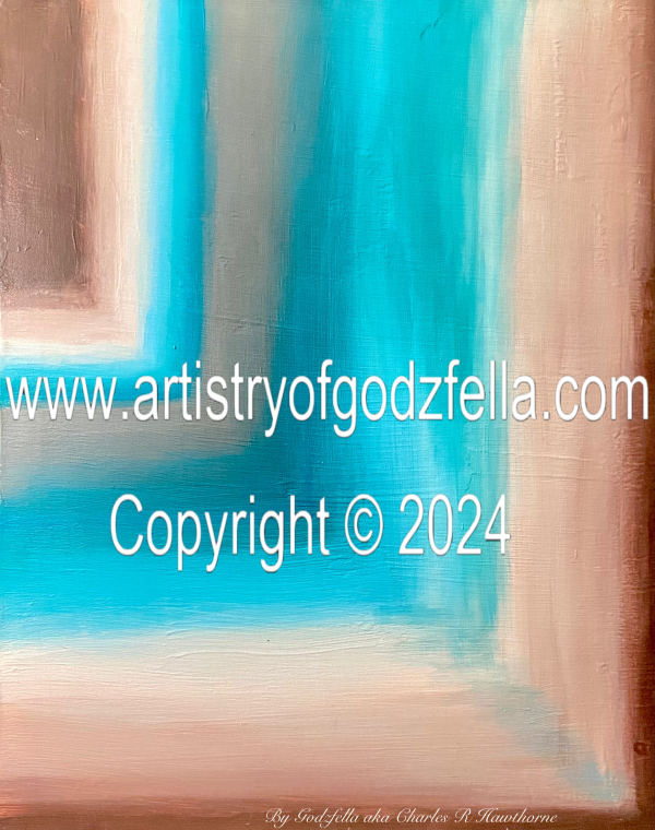 Delusional Hallway - 16 x 20 ~ Original (1x) One Of A Kind ~ By Artist Godzfella (Charles R. Hawthorne)