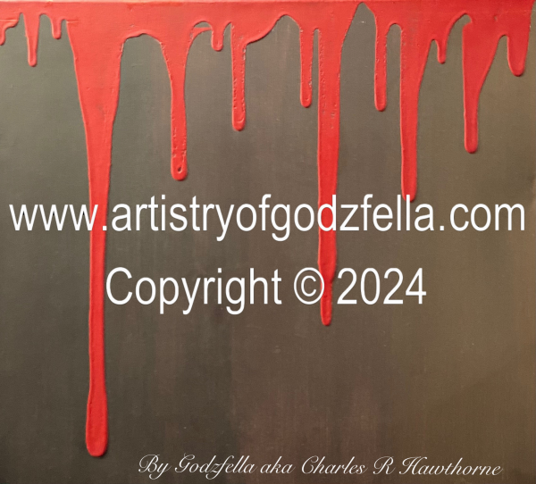 Stop The Bloodshed - 16x20 ~ Original (1x) One Of A Kind ~ By Artist Godzfella (Charles R. Hawthorne)