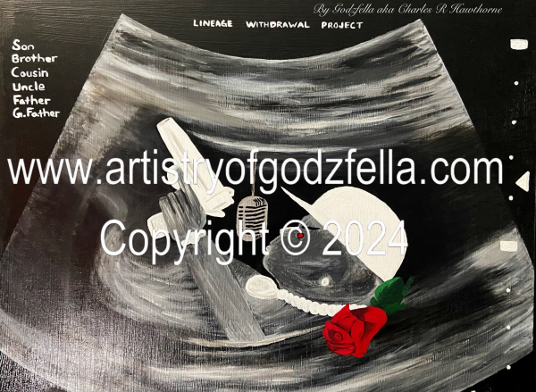 Lineage Withdrawal Project - 24x30 ~ Original (1x) One Of A Kind ~ By Artist Godzfella (Charles R. Hawthorne)