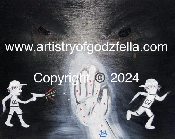 Bro Vs Bro 16x20 (Original) From YouTube Channel